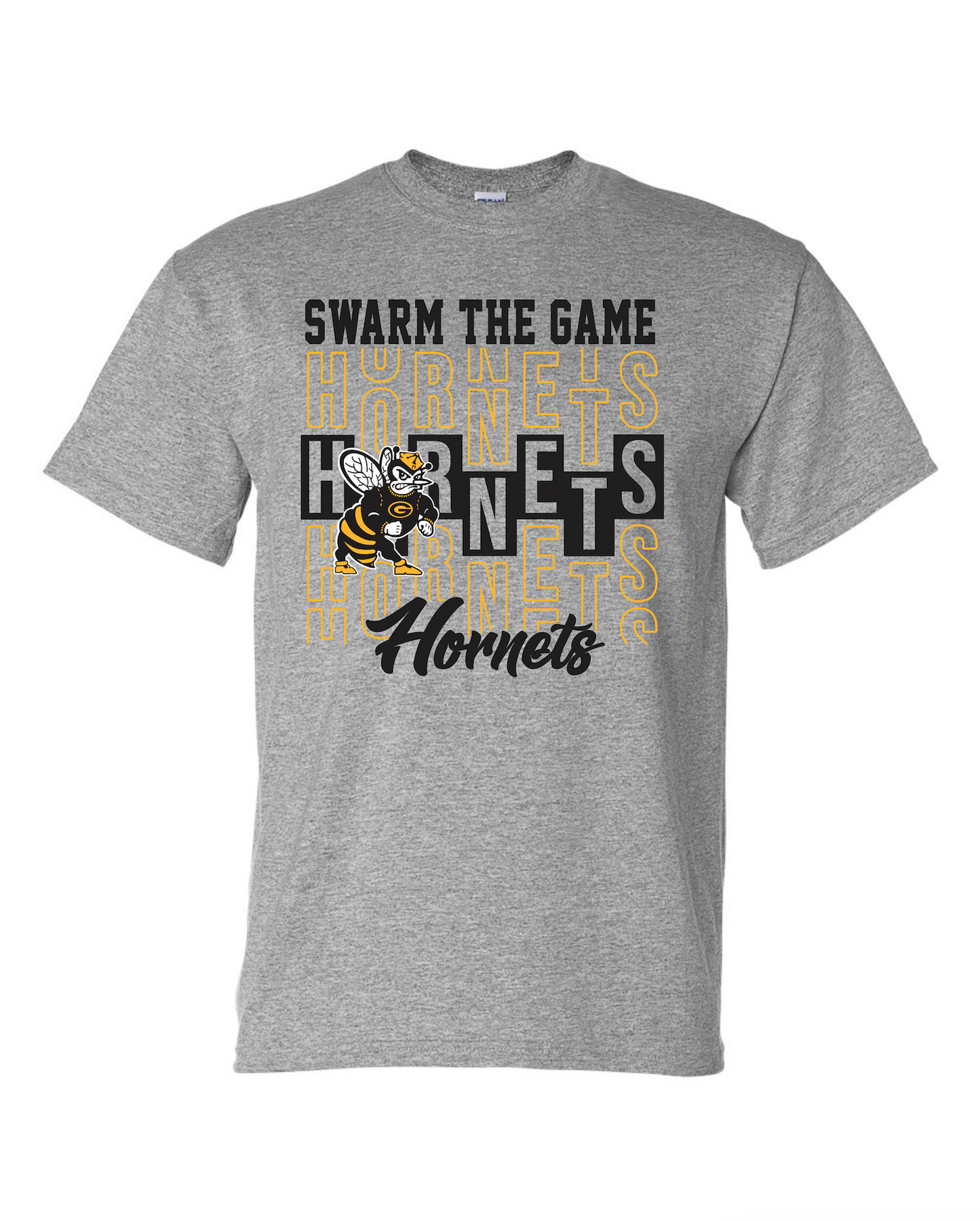 Gatesville Hornets Gray Tee - Swarm the Game