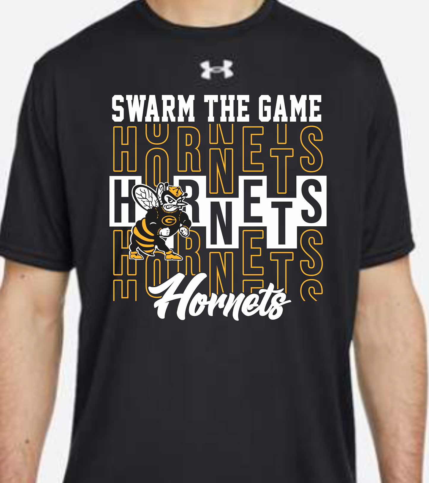 Gatesville Hornets Under Armour Black Tee - Swarm the Game