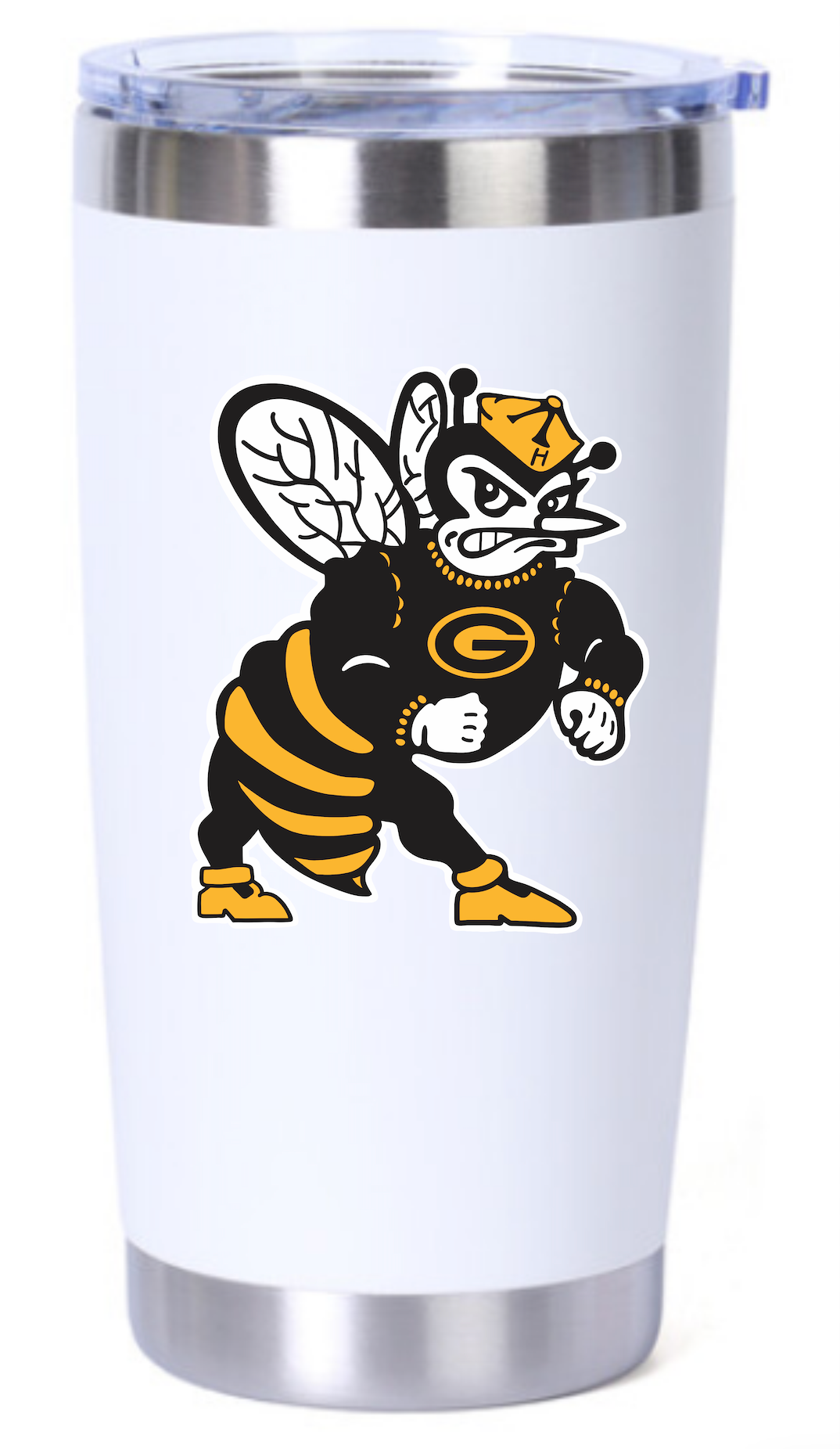 Gatesville Hornets White Tumbler (20 oz) - Hornet