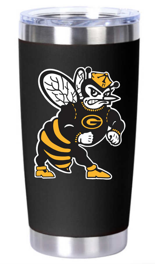Gatesville Hornets Black Tumbler (20 oz) - Hornet