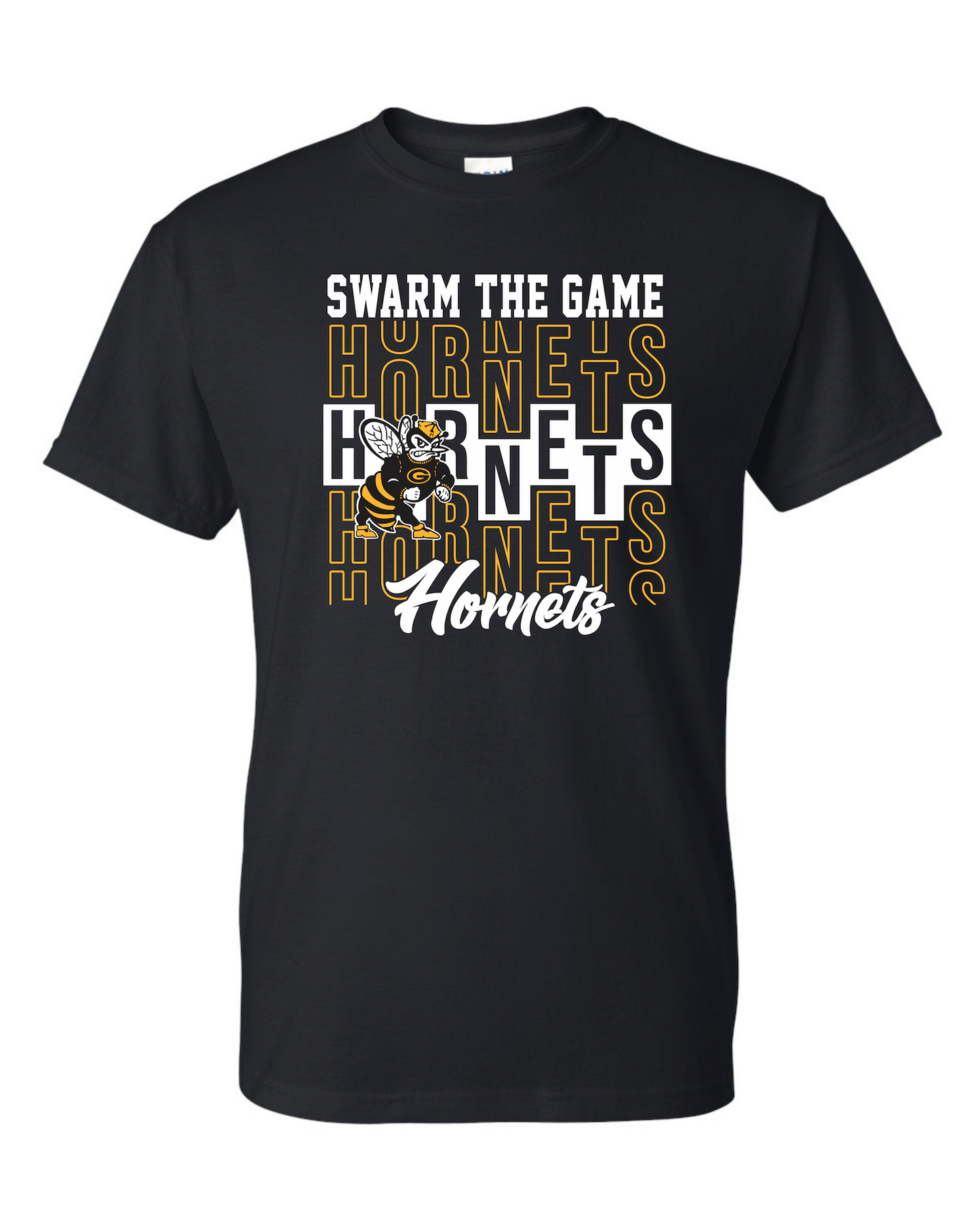 Gatesville Hornets Black Tee - Swarm the Game