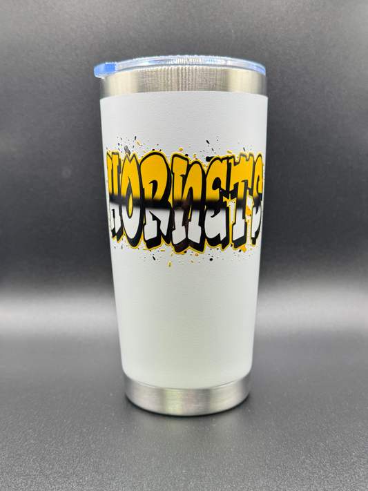 Gatesville Hornets White Tumbler (20 oz) - Hornets