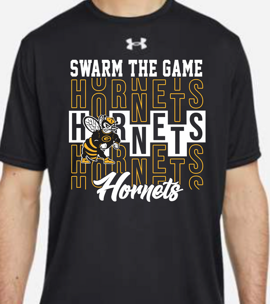 Gatesville Hornets Under Armour Black Tee - Swarm the Game