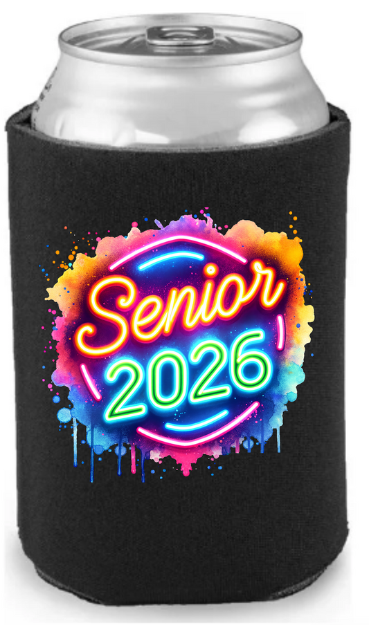 Senior 2026 Black Can Cooler (2 pack)