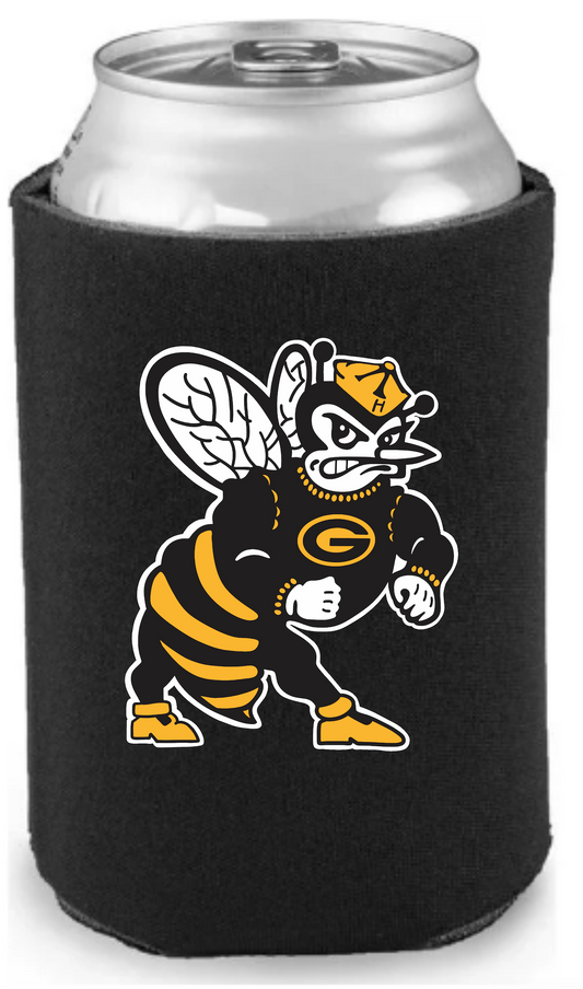 Gatesville Hornets Black Can Cooler - Hornet (2 pack)