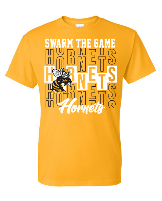Gatesville Hornets Gold Tee - Swarm the Game