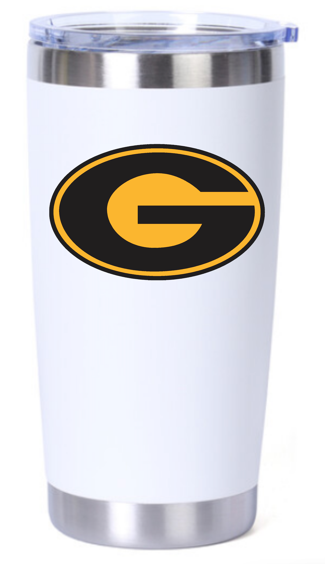 Gatesville Hornets White Tumbler (20 oz) - G