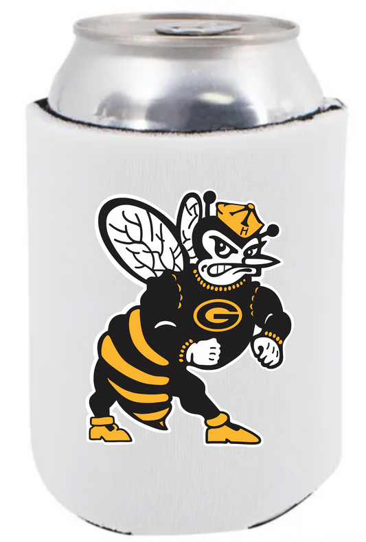 Gatesville Hornets White Can Cooler - Hornet (2 pack)